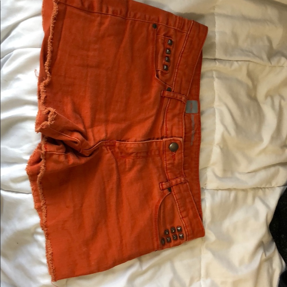 burnt orange shorts